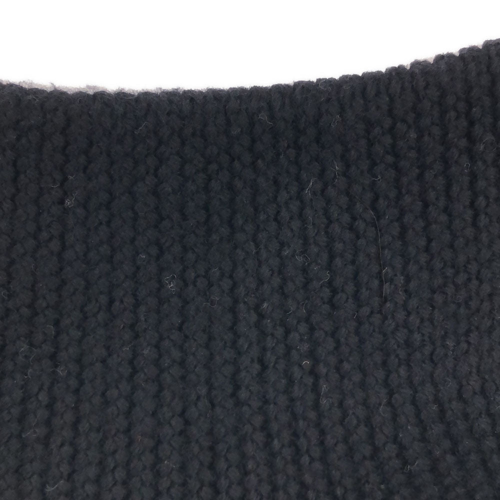 ALLEGE アレッジ 日本製 ハーフジップ ニットベスト ブラック レディース