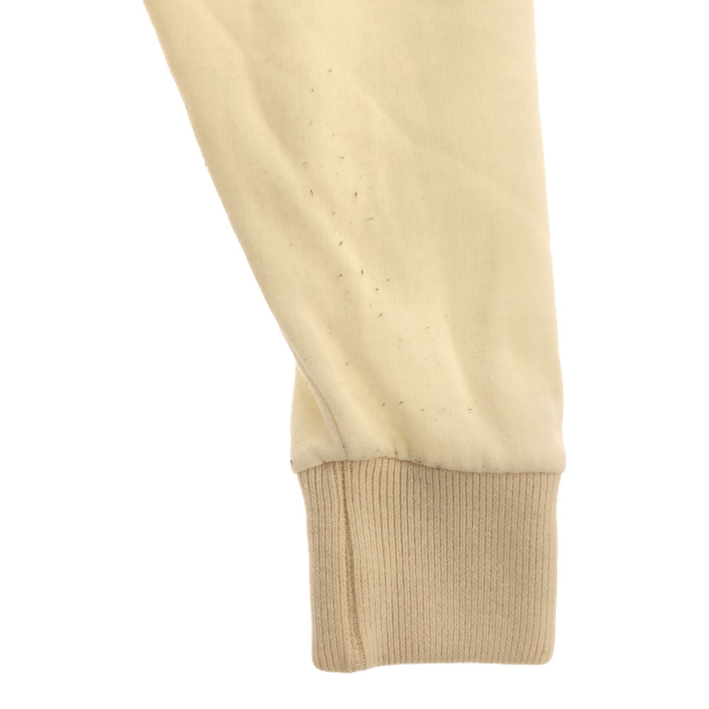 MAISON KITSUNE メゾンキツネ ワッペン 長袖 スウェット トレーナー M ホワイト 裏起毛 メンズ