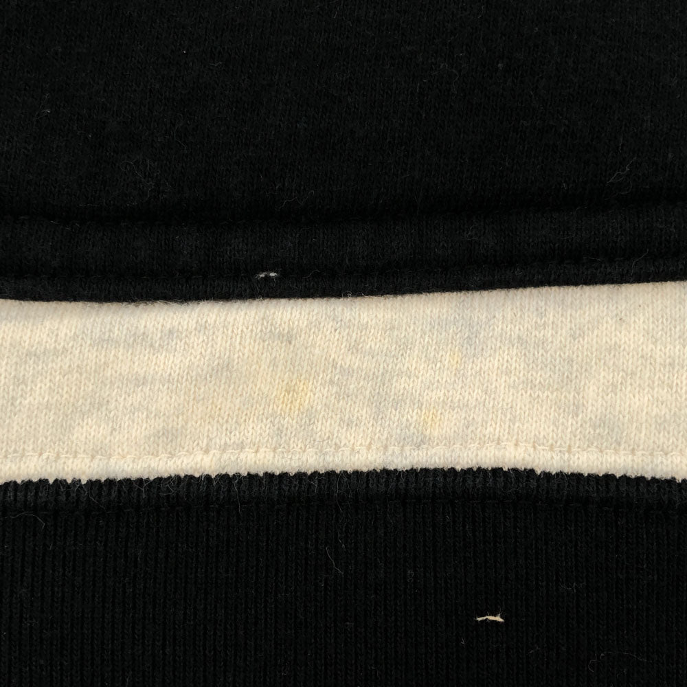 marka マーカ 日本製 長袖 ツートン スウェットパーカー 1 ホワイト×ブラック メンズ