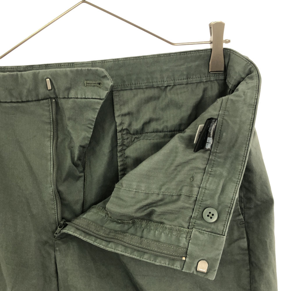 ユニクロ ストレッチスリムフィット ショートパンツ L カーキ UNIQLO メンズ