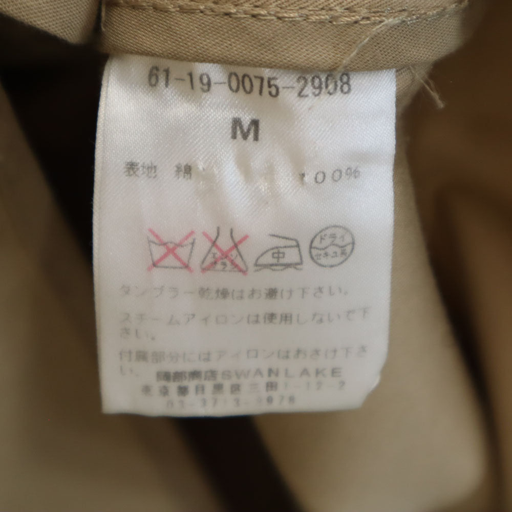 スワンレイク 日本製 トレンチコート M ベージュ Ray BEAMS レディース