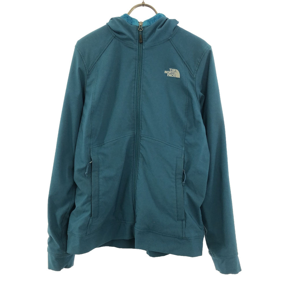 THE NORTH FACE ノースフェイス 長袖 アウトドアジャケット M ブルー 裏ボア フード レディース