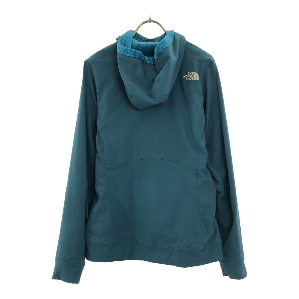 THE NORTH FACE ノースフェイス 長袖 アウトドアジャケット M ブルー 裏ボア フード レディース