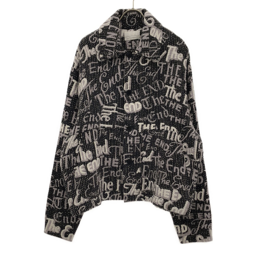 ミー 総柄 長袖 ジャケット L ブラック系 me メンズ