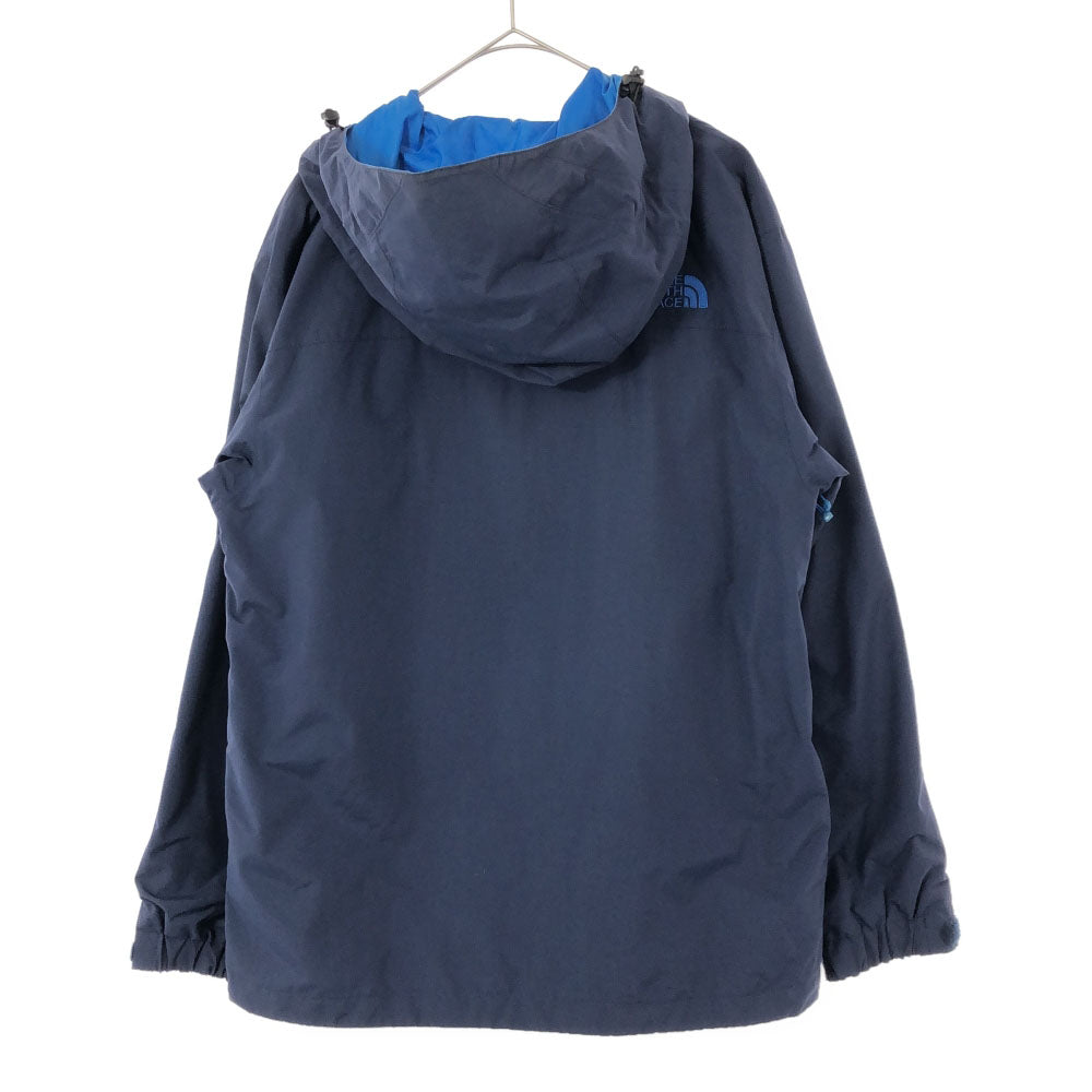 ザノースフェイス NP61240 ロゴ刺繍 スクープ ジャケット S ネイビー THE NORTH FACE アウトドア 裏メッシュ ダブルフラップ ナイロン メンズ