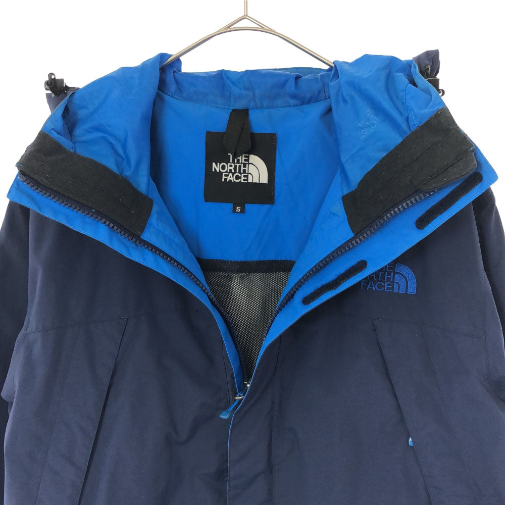 ザノースフェイス NP61240 ロゴ刺繍 スクープ ジャケット S ネイビー THE NORTH FACE アウトドア 裏メッシュ ダブルフラップ ナイロン メンズ