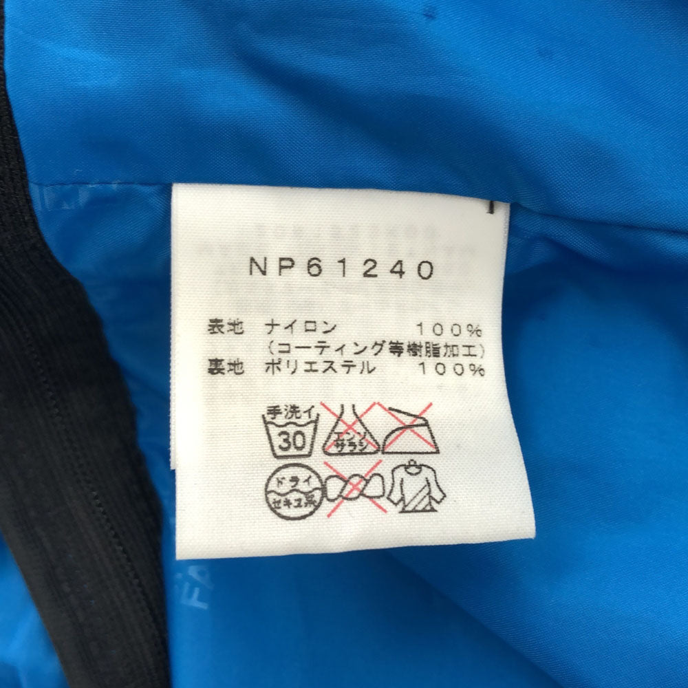 ザノースフェイス NP61240 ロゴ刺繍 スクープ ジャケット S ネイビー THE NORTH FACE アウトドア 裏メッシュ ダブルフラップ ナイロン メンズ