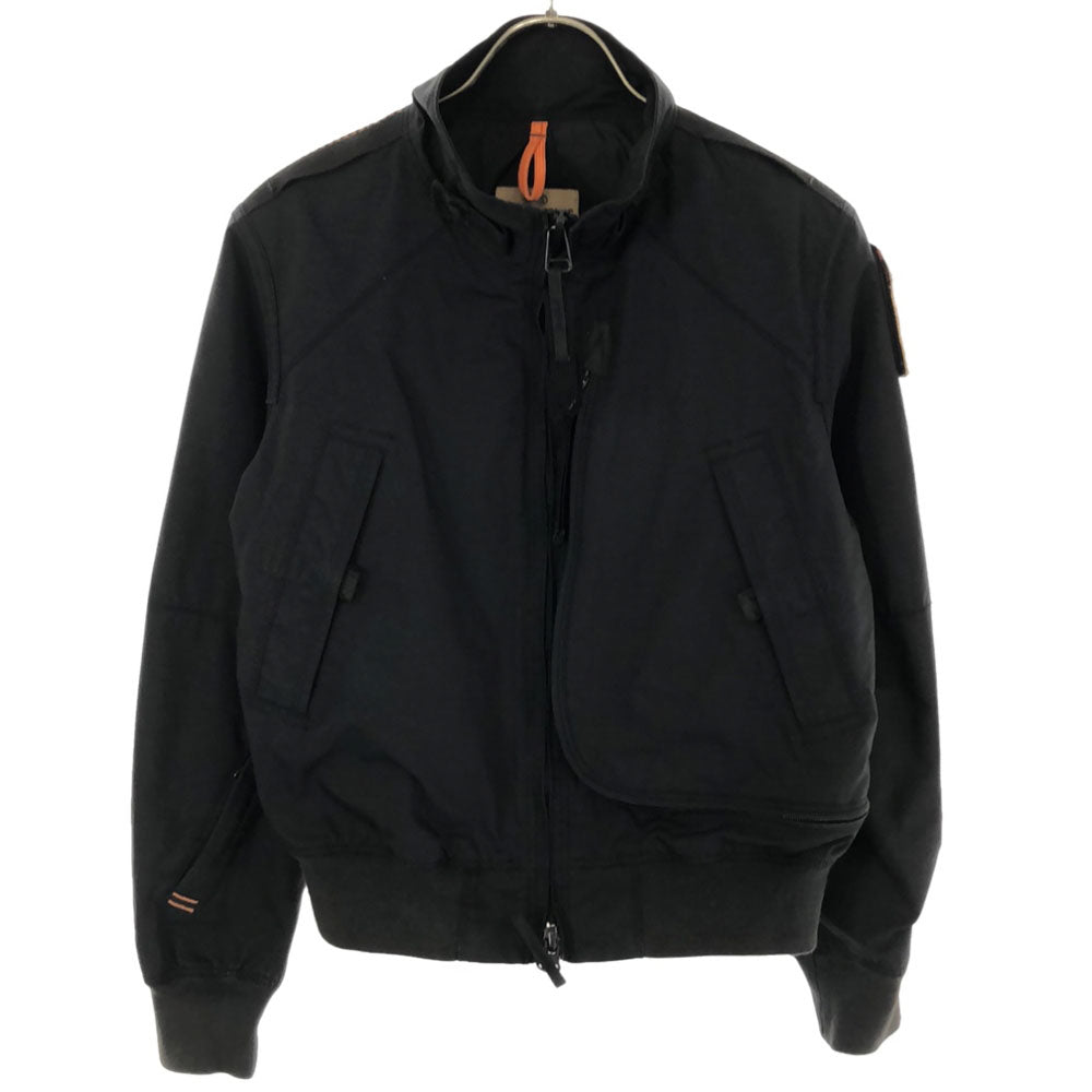 パラジャンパーズ ジップ ブルゾン ブラック 裏メッシュ ジャケット メンズ