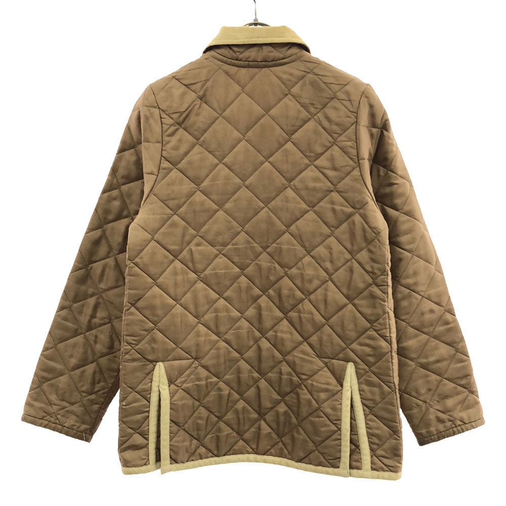 LAVENHAM ラベンハム イギリス製 キルティングジャケット 36 ベージュ系 異素材 レディース