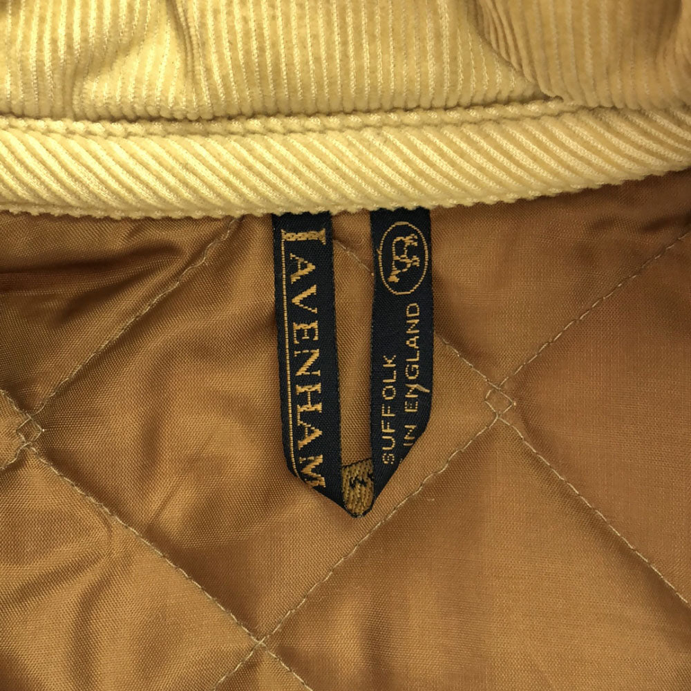 LAVENHAM ラベンハム イギリス製 キルティングジャケット 36 ベージュ系 異素材 レディース