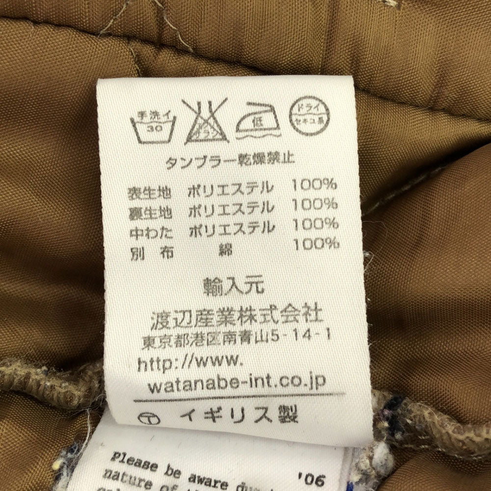 LAVENHAM ラベンハム イギリス製 キルティングジャケット 36 ベージュ系 異素材 レディース