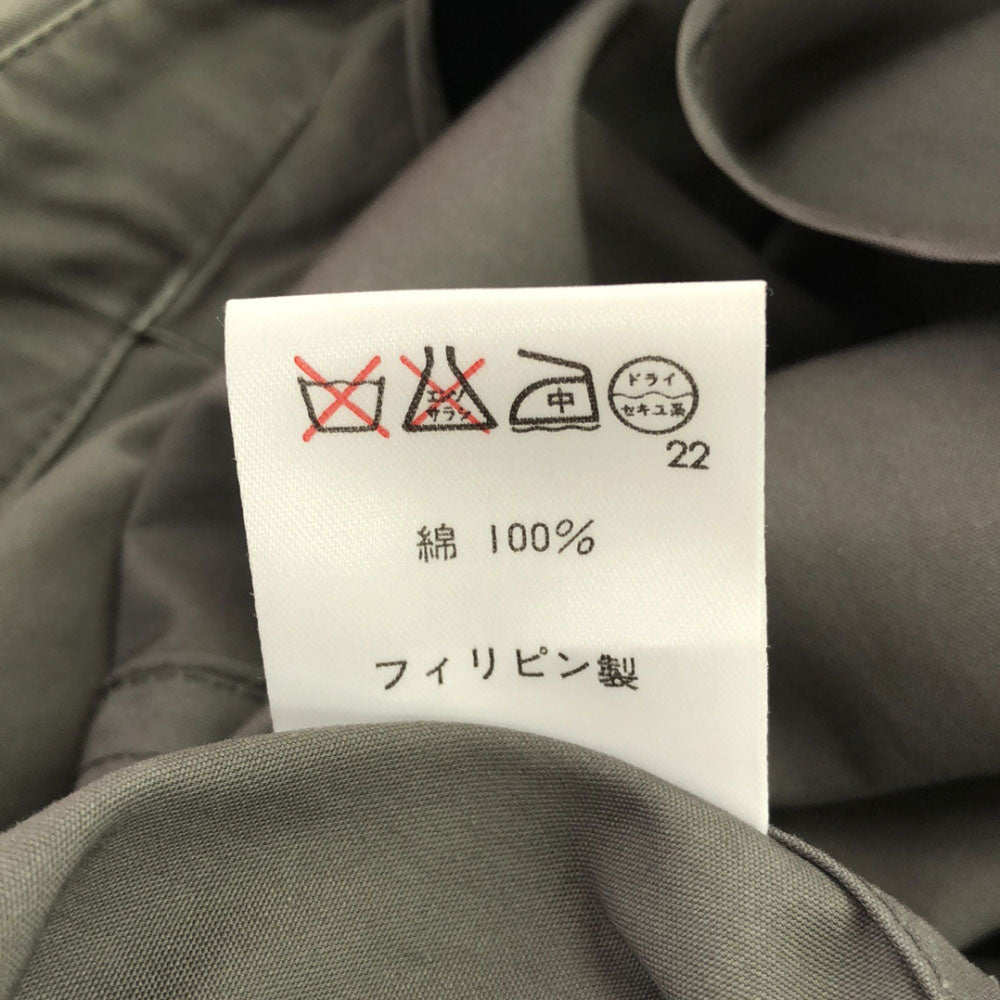 RALPH LAUREN ラルフローレン ステンカラーコート 9 グレー系 比翼ボタン レディース