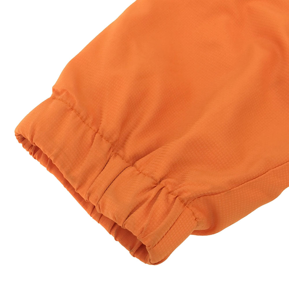 Dance With Dragon ダンスウィズドラゴン ロゴプリント ゴルフ ハーフジッププルオーバー ジャケット 2 オレンジ 裏フリース メンズ