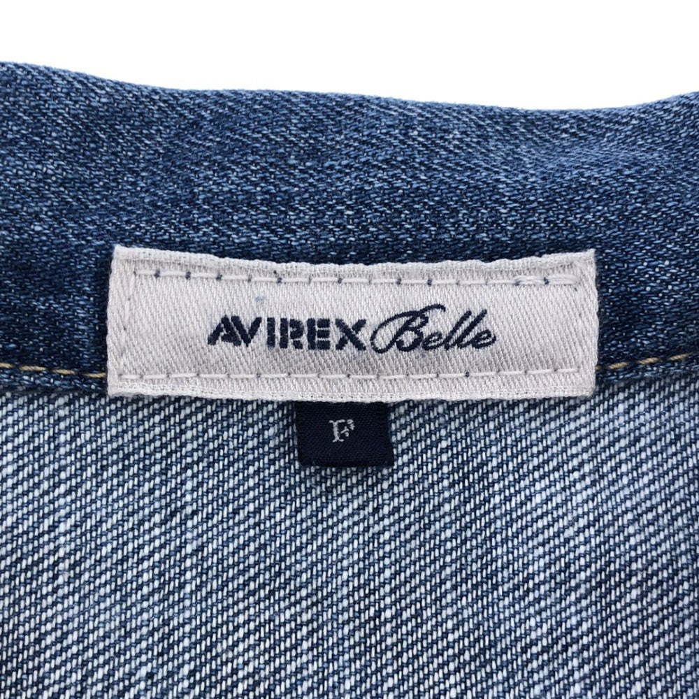 アヴィレックス ベル デニムジャケット F AVIREX Belle レディース