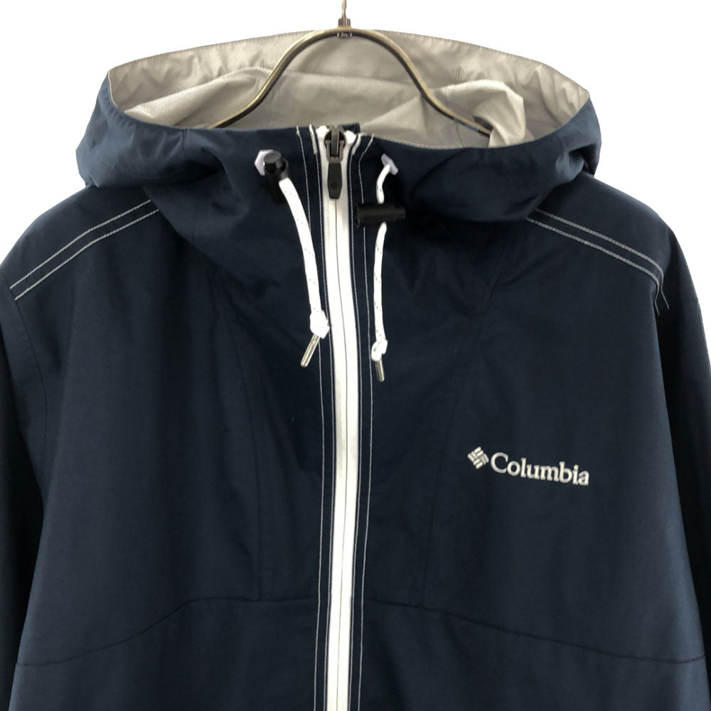 コロンビア PM0162 長袖 ナイロン ジップパーカー M ネイビー系 Columbia アウトドア メンズ