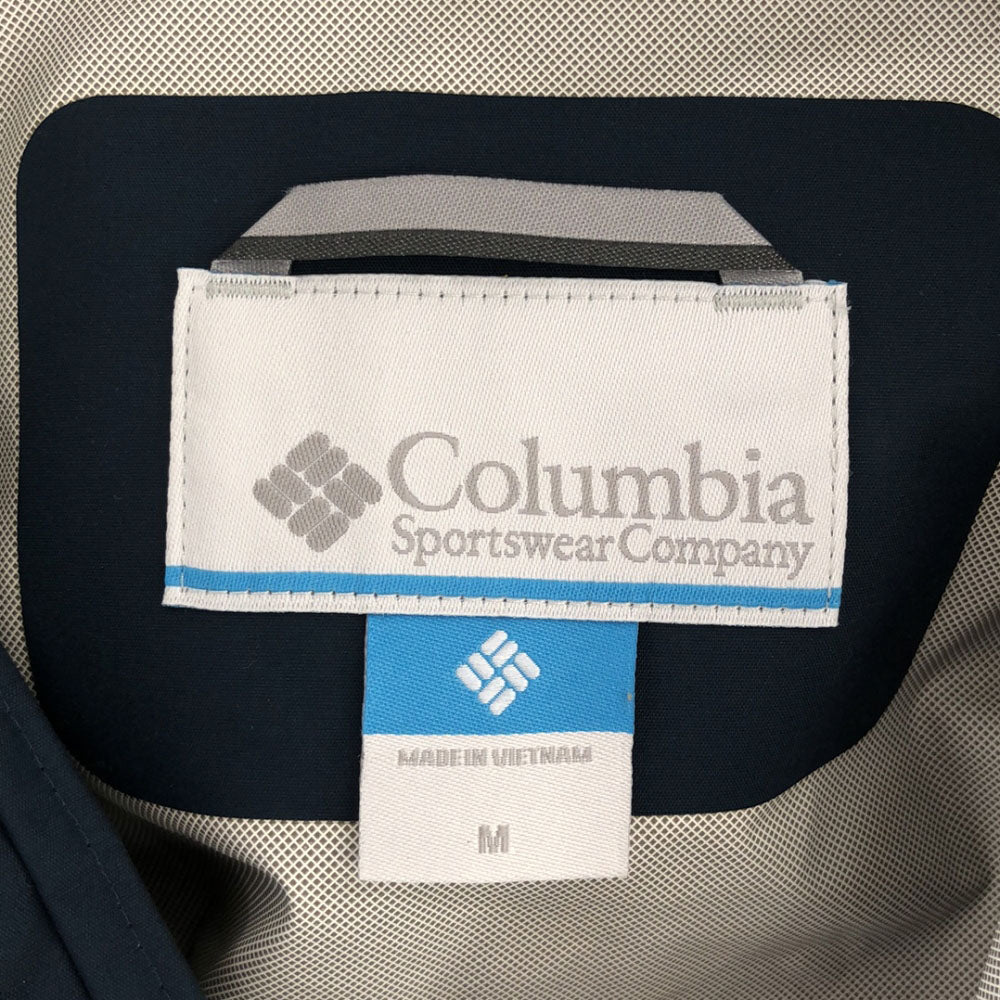 コロンビア PM0162 長袖 ナイロン ジップパーカー M ネイビー系 Columbia アウトドア メンズ
