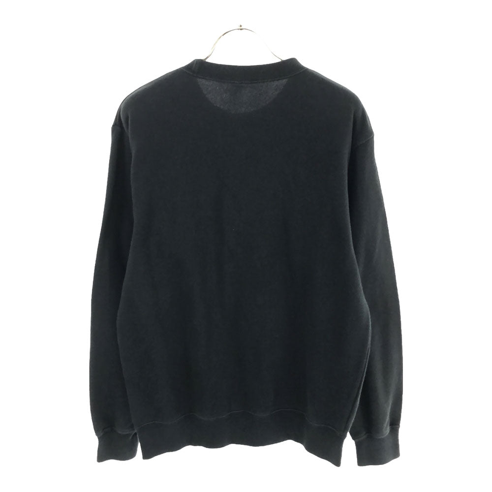 アンブロ ロゴ刺繍 長袖 スウェット トレーナー M ブラック umbro スポーツ メンズ