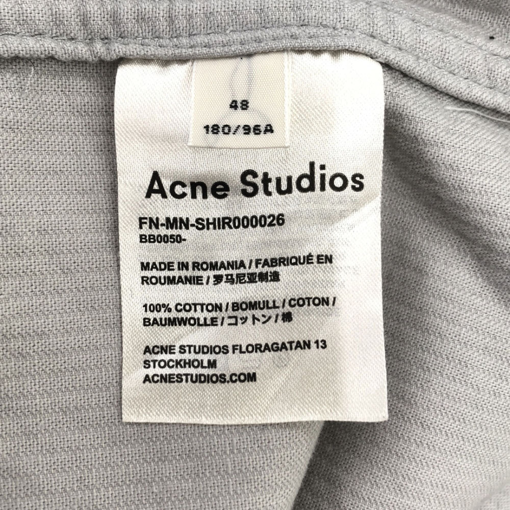 アクネスタジオ 染加工 コーデュロイジャケット 48 グレー系×オレンジ系 Acne Studios メンズ