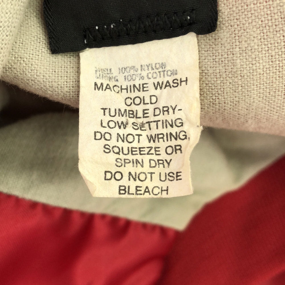 Pla-Jac プラジャック 80s USA製 プリント スタジャン XL レッド ナイロン オールド メンズ