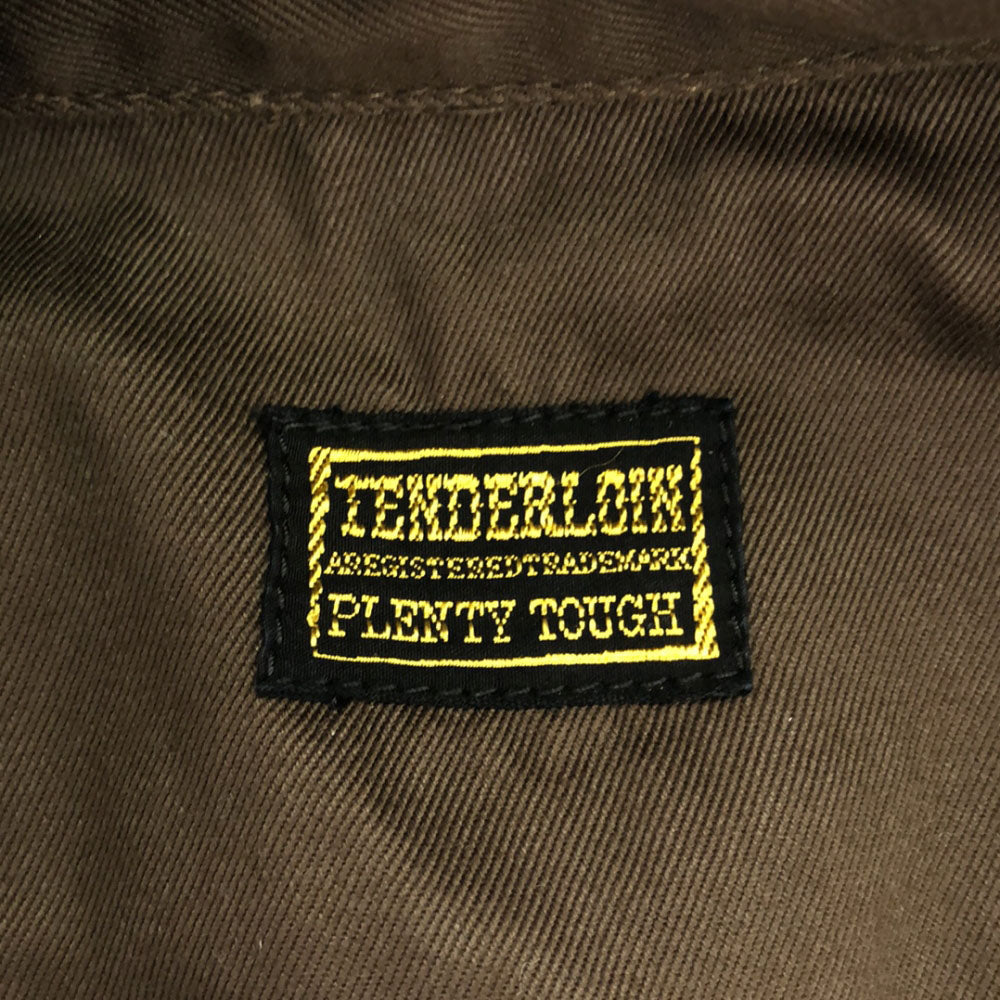 テンダーロイン 日本製 長袖 シャツ M ブラウン TENDERLOIN メンズ