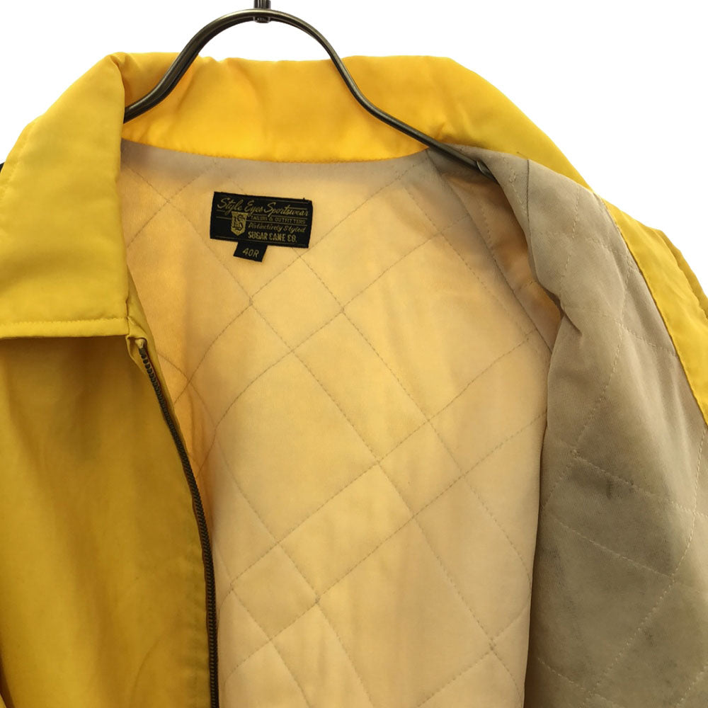 styleeyes スタイルアイズ 東洋エンタープライズ M16266 ワッペン ナイロンジャケット 40R イエロー シュガーケーン SUGAR CANE タロンジップ メンズ