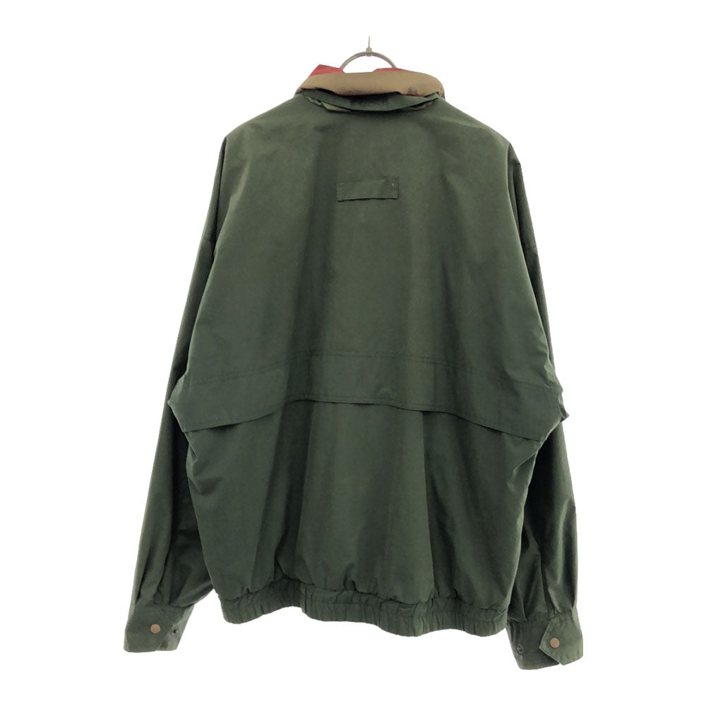 サハラ 90s 刺繍 ジップジャケット L グリーン系 Sahara ブルゾン オールド メンズ