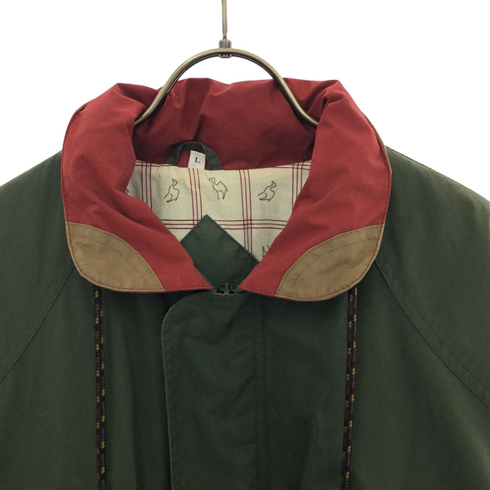 サハラ 90s 刺繍 ジップジャケット L グリーン系 Sahara ブルゾン オールド メンズ