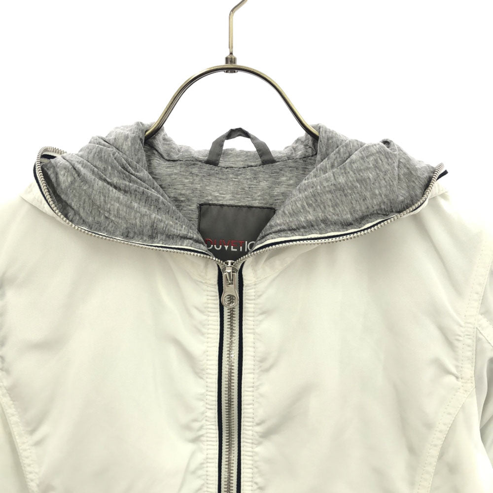 DUVETICA デュベティカ フード付き ナイロンジャケット 40 ホワイト レディース