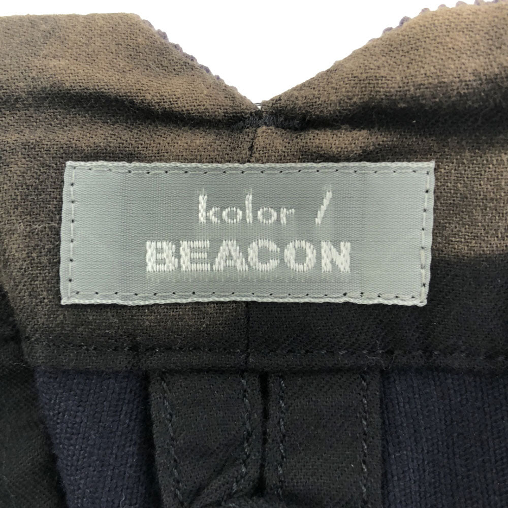 kolor BEACON カラービーコン 16AW 日本製 テーパード コーデュロイパンツ 2 パープル メンズ