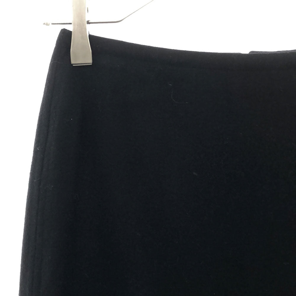 Y's ワイズ 90s 日本製 ウールブレンド ロングスカート 2 ブラック YOHJI YAMAMOTO バックジップ オールド ヴィンテージ レディース