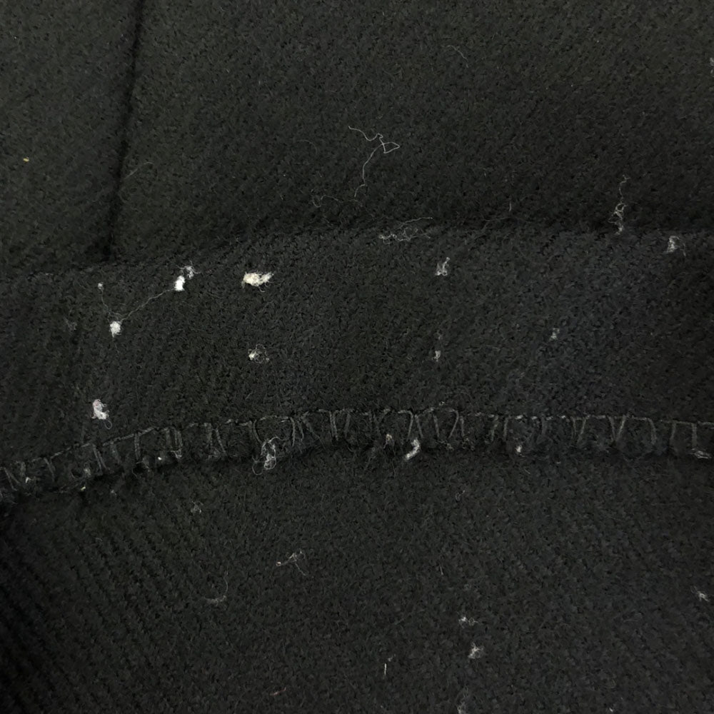 BLUE LABEL CRESTBRIDGE ブルーレーベルクレストブリッジ ウール 三陽商会 ミニスカート 34 ブラック ウエストベルト付き サイドジップ レディース