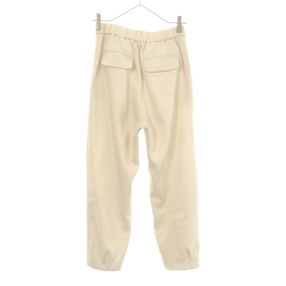 LANVIN en Bleu ランバンオンブルー 日本製 クロップドパンツ 38 ホワイト レディース