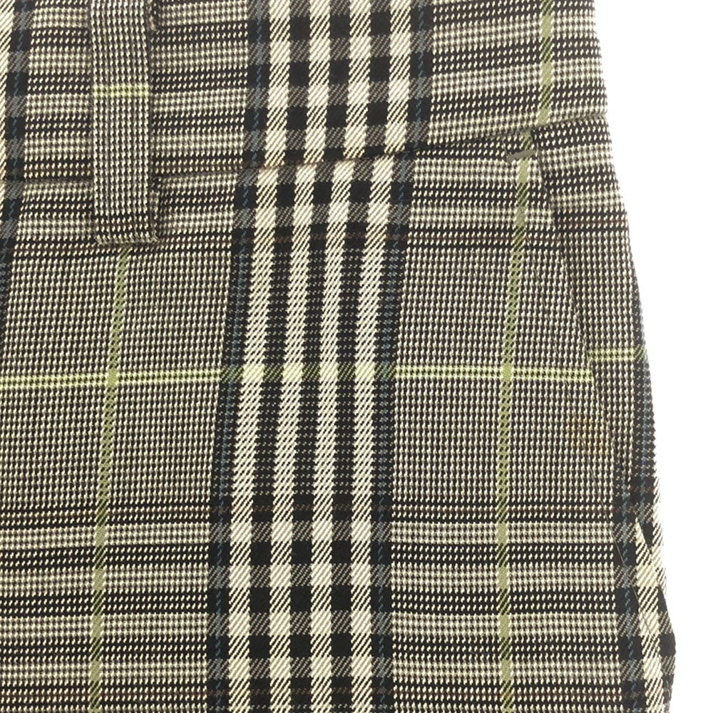 MACKINTOSH PHILOSOPHY マッキントッシュフィロソフィー 日本製 三陽商会 グレンチェック テーパードパンツ 38 ブラック系 レディース