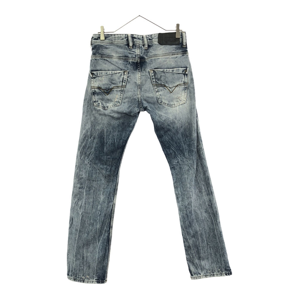 ディーゼル ダメージ加工 ストレートデニムパンツ W27 DIESEL レディース