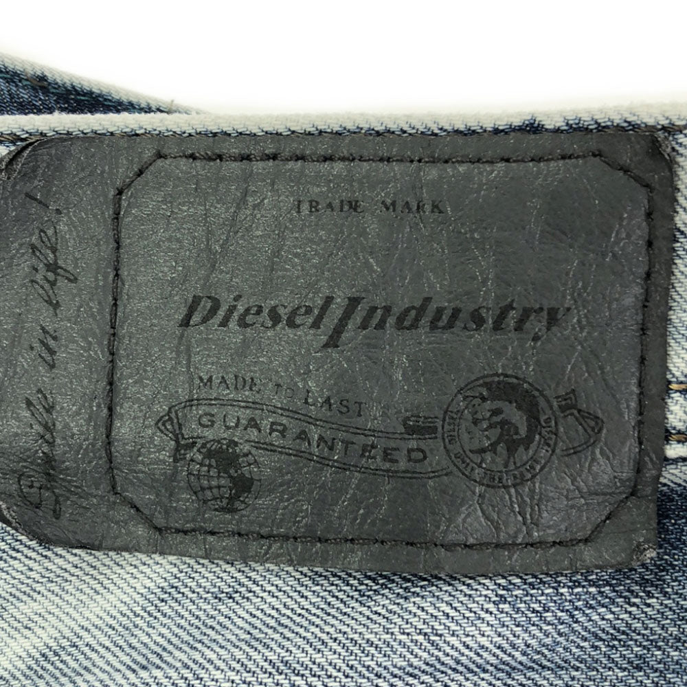 ディーゼル ダメージ加工 ストレートデニムパンツ W27 DIESEL レディース