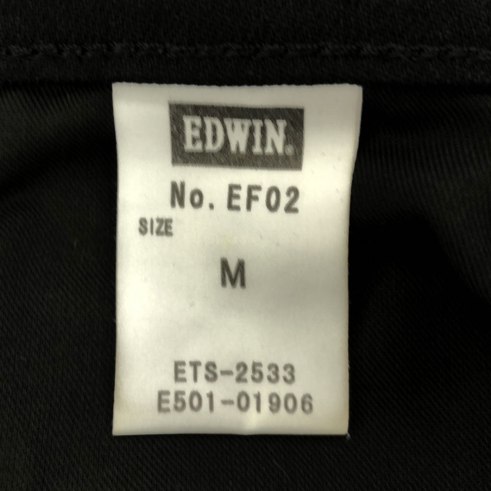 エドウィン 日本製 E-FUNCTION デニムパンツ M ブラック EDWIN メンズ