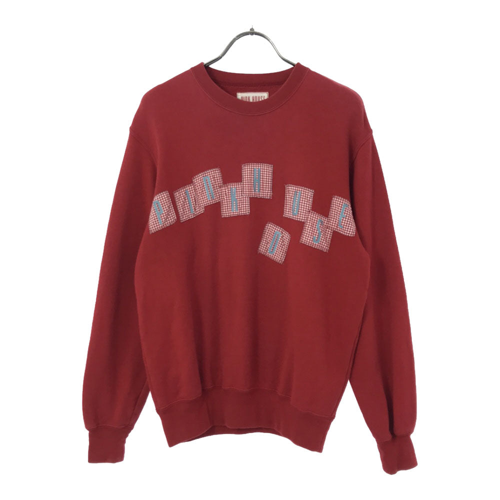 PINK HOUSE ピンクハウス 長袖 トレーナー レッド スウェット レディース