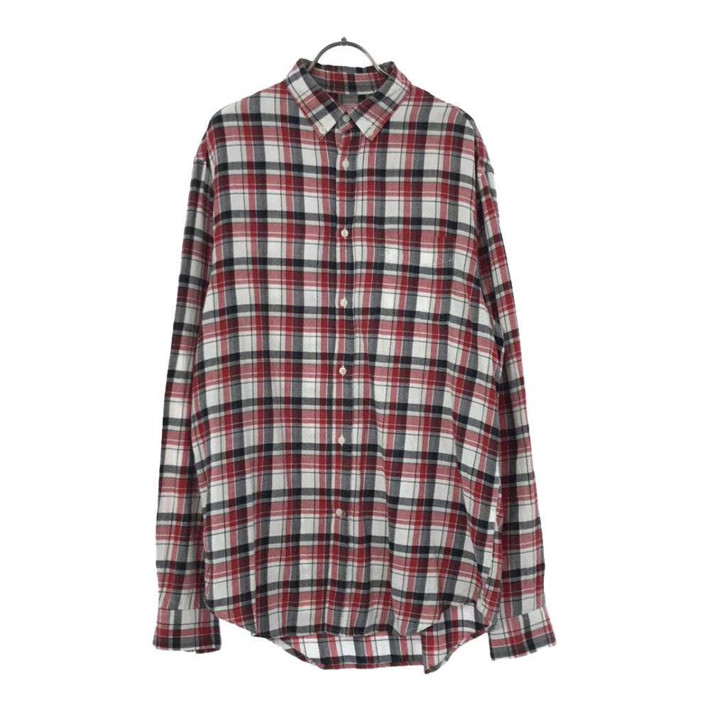 ACNE アクネ チェック柄 長袖 ボタンダウンシャツ 48 メンズ