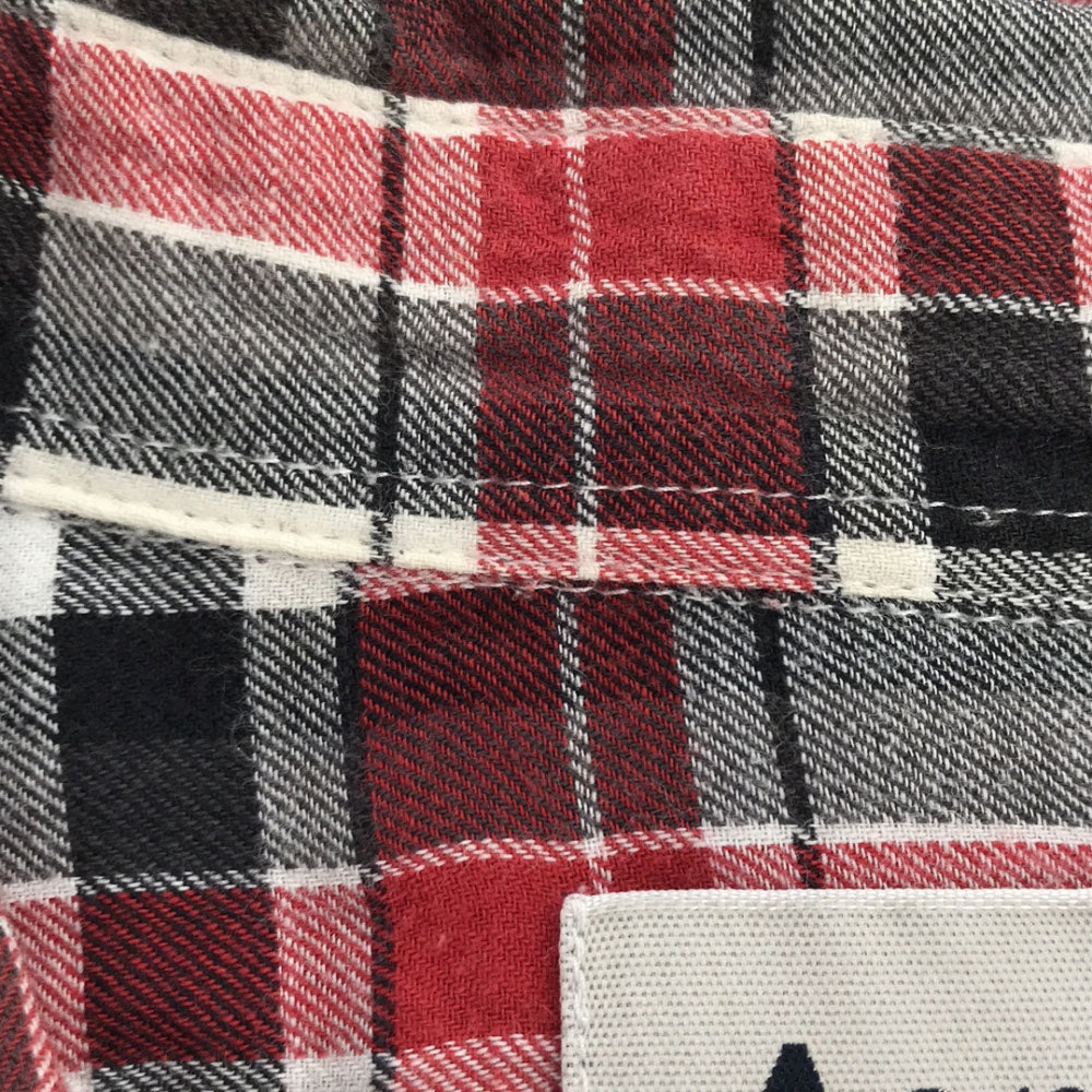 ACNE アクネ チェック柄 長袖 ボタンダウンシャツ 48 メンズ