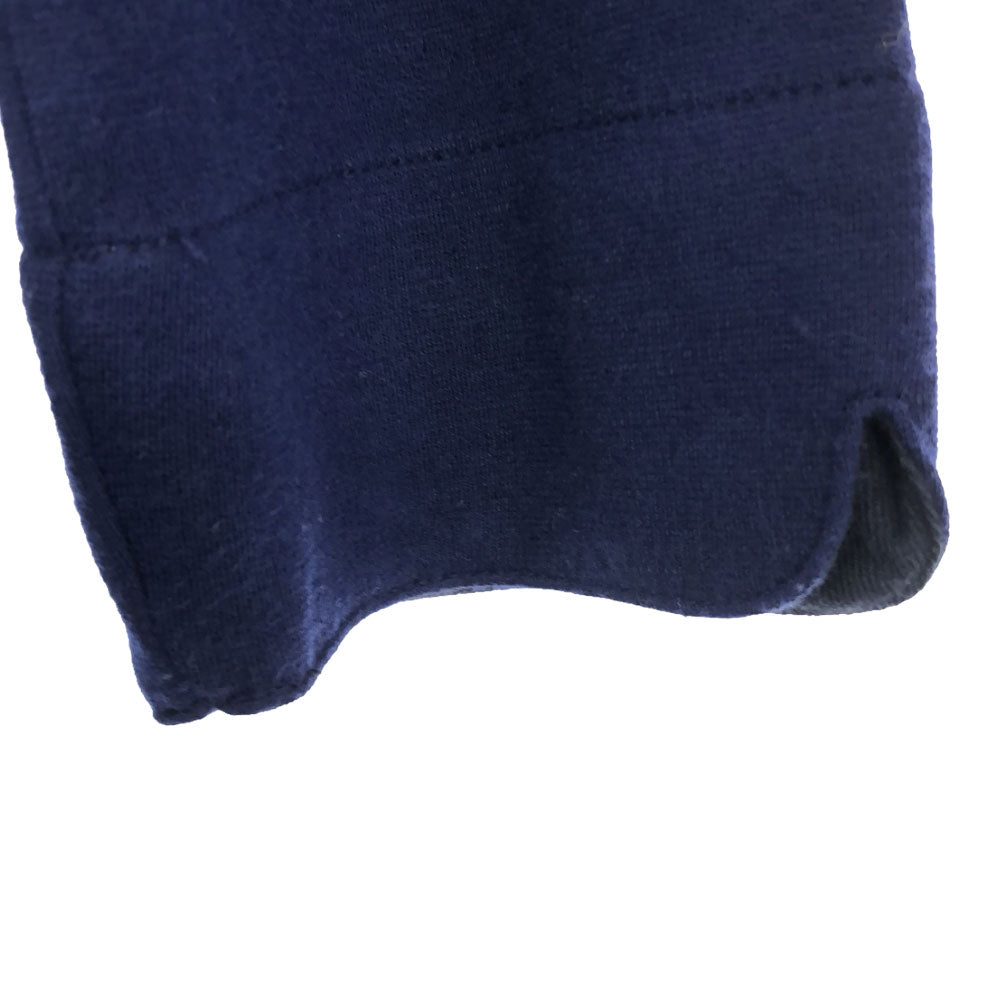 BLUE LABEL CRESTBRIDGE ブルーレーベルクレストブリッジ 三陽商会 7分袖 ハーフボタン ワンピース 38 ブルー レディース