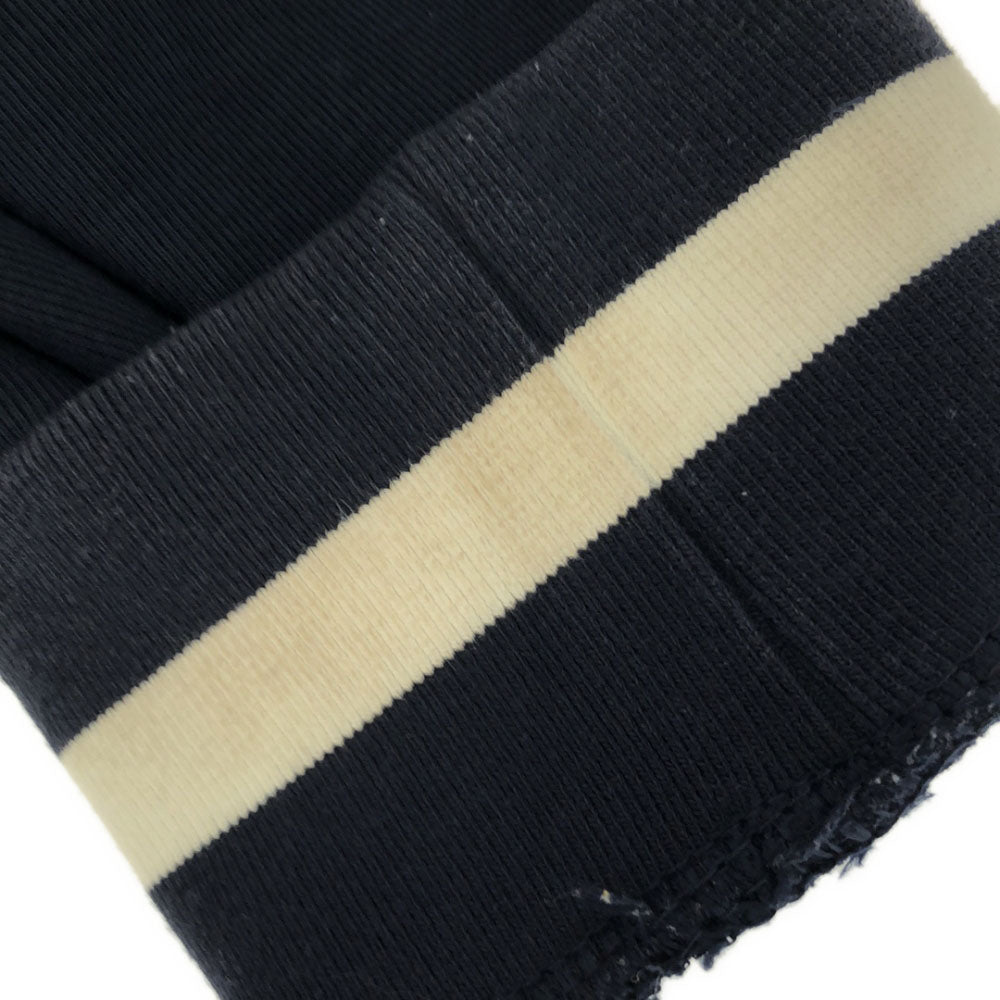 POLO RALPH LAUREN ポロラルフローレン プリント 長袖 スウェットパーカー S グレー×ネイビー プルオーバー トレーナー メンズ