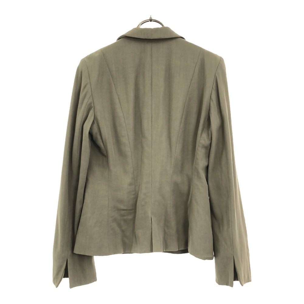 ARMANI COLLEZIONI アルマーニ コレツィオーニ イタリア製 ウールブレンド テーラードジャケット 40 グレー系 レディース