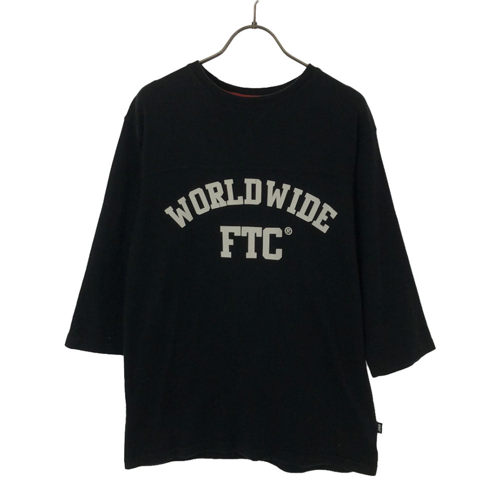 FTC エフティーシー 日本製 7分袖 Tシャツ S ブラック メンズ