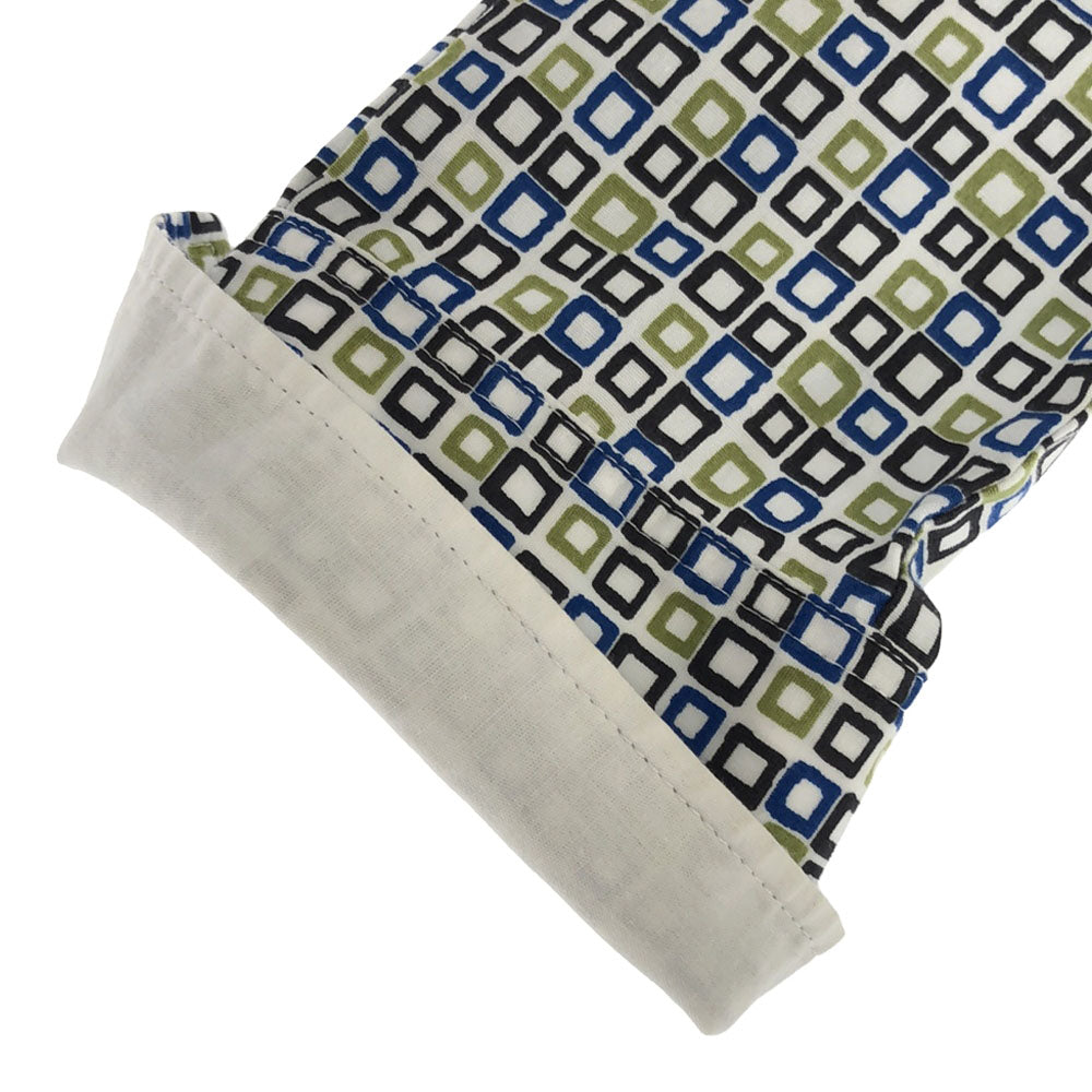 Paul Smith BLACK ポールスミスブラック 総柄 長袖 コットンシャツ 40 ホワイト レディース