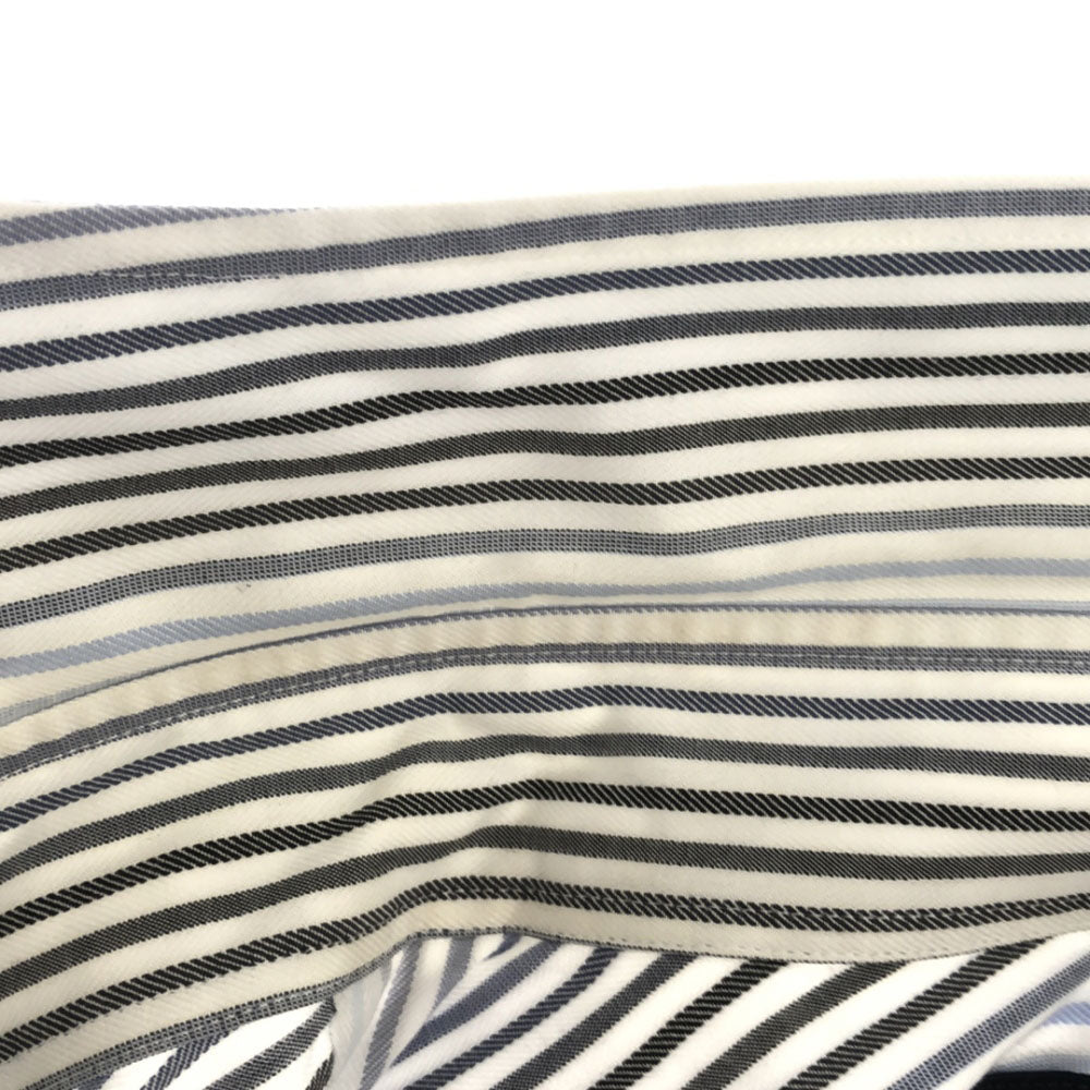 バーバリーロンドン ストライプ 長袖 シャツ L ホワイト BURBERRY LONDON メンズ