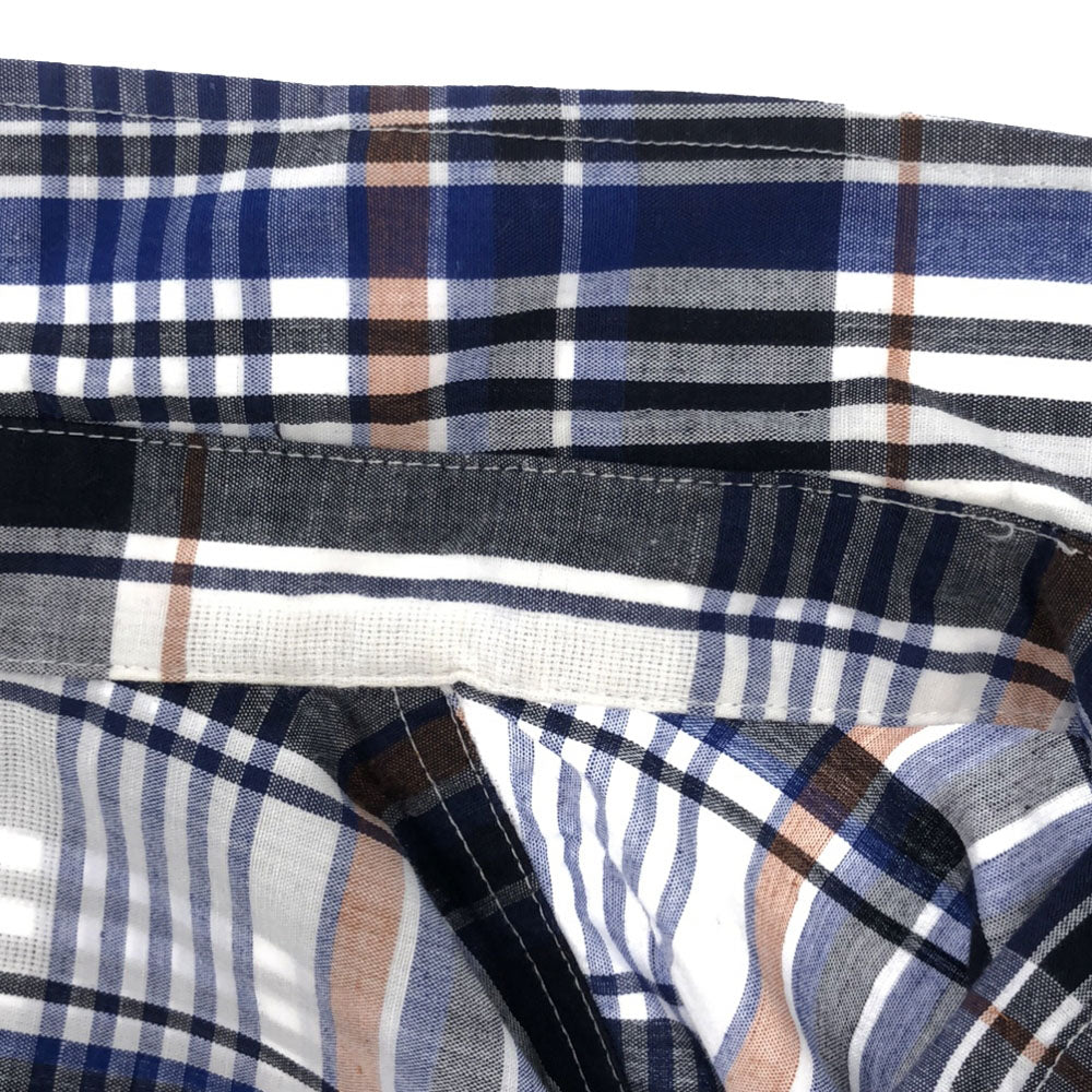 ノースフェイス NRW11957 チェック柄 長袖 ロングスリーブ バハダネイチャー シャツ M ブルー系 THE NORTH FACE アウトドア レディース