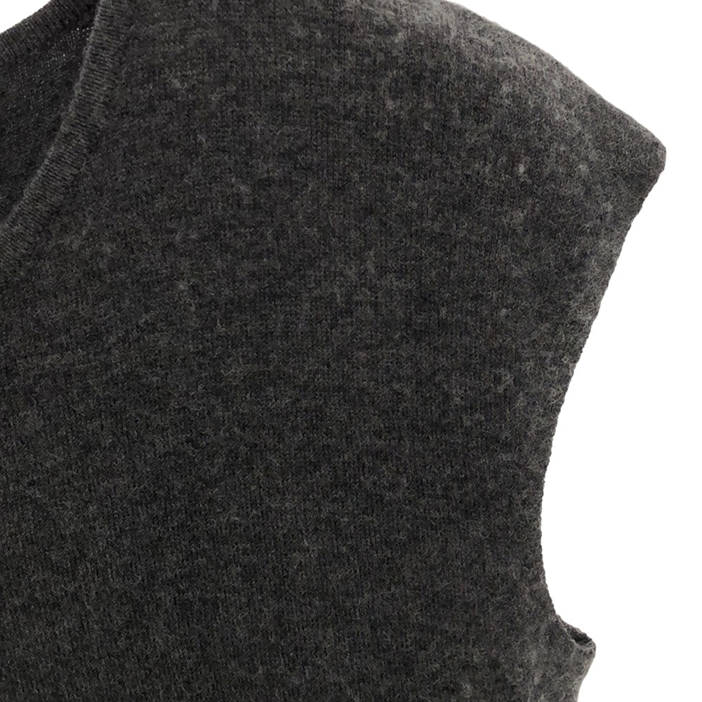 Max Mara Studio マックスマーラ ステュディオ シルクブレンド ノースリーブ ニット ワンピース S グレー系 レディース