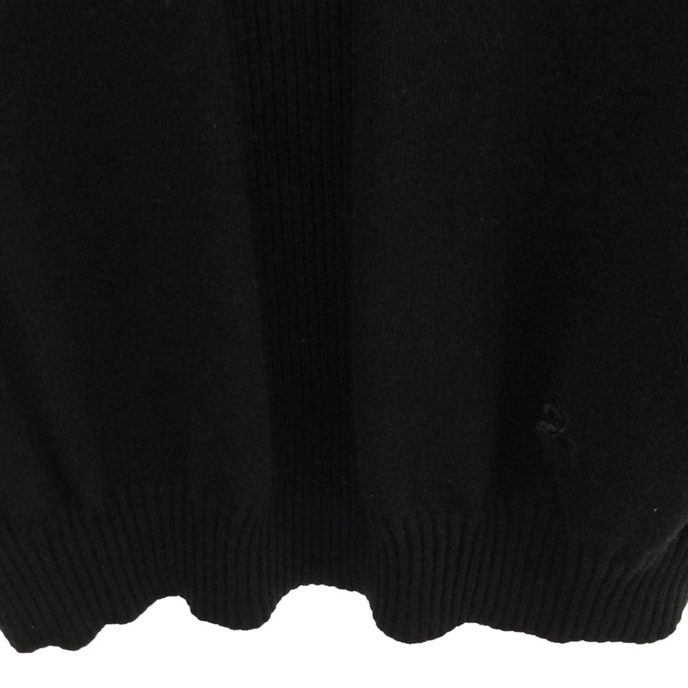 バーバリーロンドン 三陽商会 半袖 コットンニット セーター 4 ブラック BURBERRY LONDON レディース