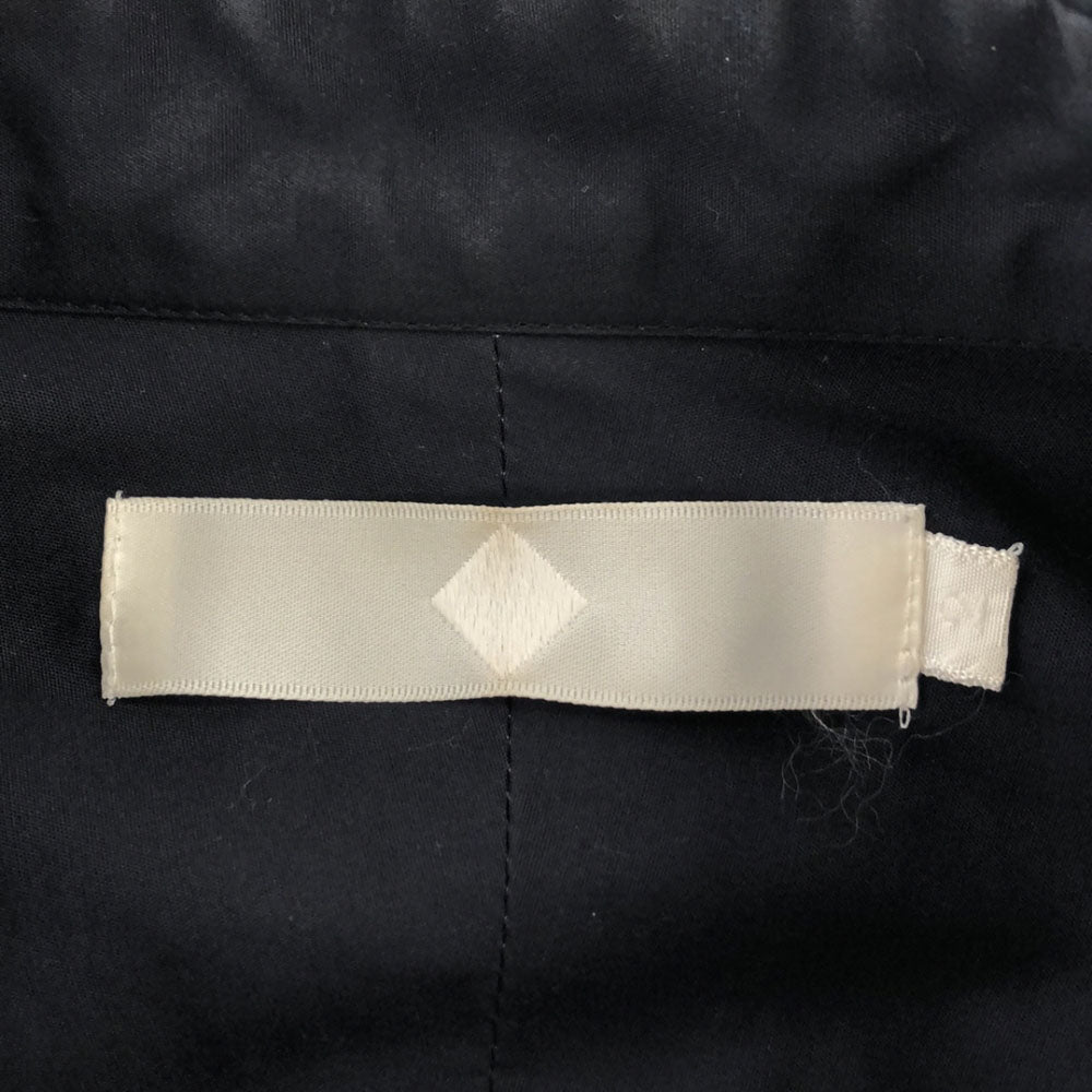 ETHOSENS エトセンス 日本製 長袖 切替え コットンシャツ 2 ブラック メンズ