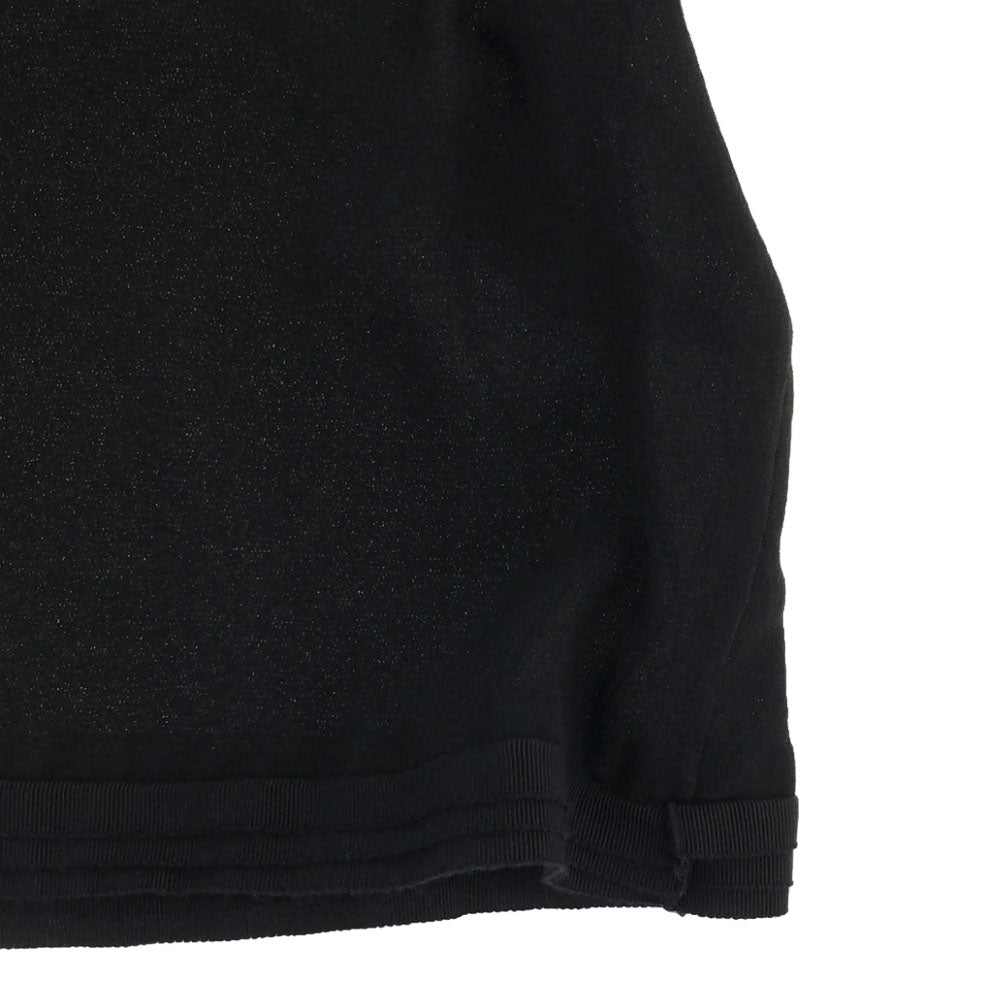 ランバン コレクション シルク 日本製 長袖 ボレロ 38 ブラック LANVIN COLLECTION レディース